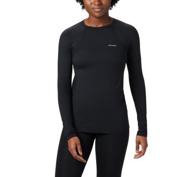 Columbia Midweight Stretch Baselayer Long Sleeve, Sudaderas Negros Para Mujer | 261570-GCH